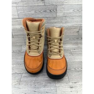 Nike ACG Woodside 2 High Sesame‎ Vivid Orange Boots 524872-201 Youth 4Y